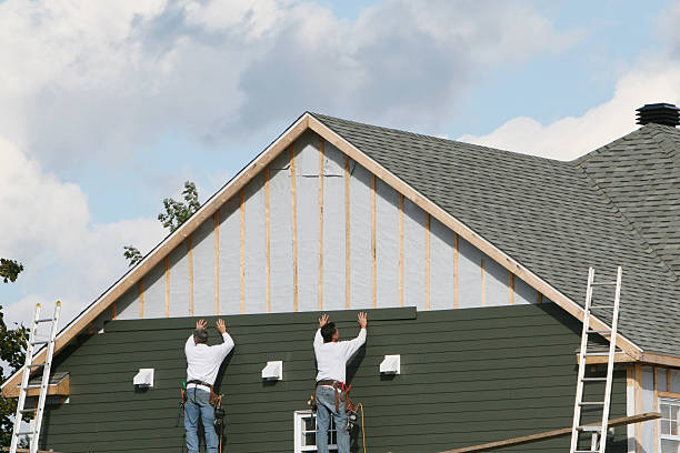 Professional Storm Damage Siding Repair technician working in Black Creek, NC